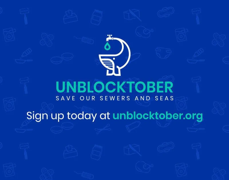 Grease Hero supports Unblocktober to protect sewers and seas.