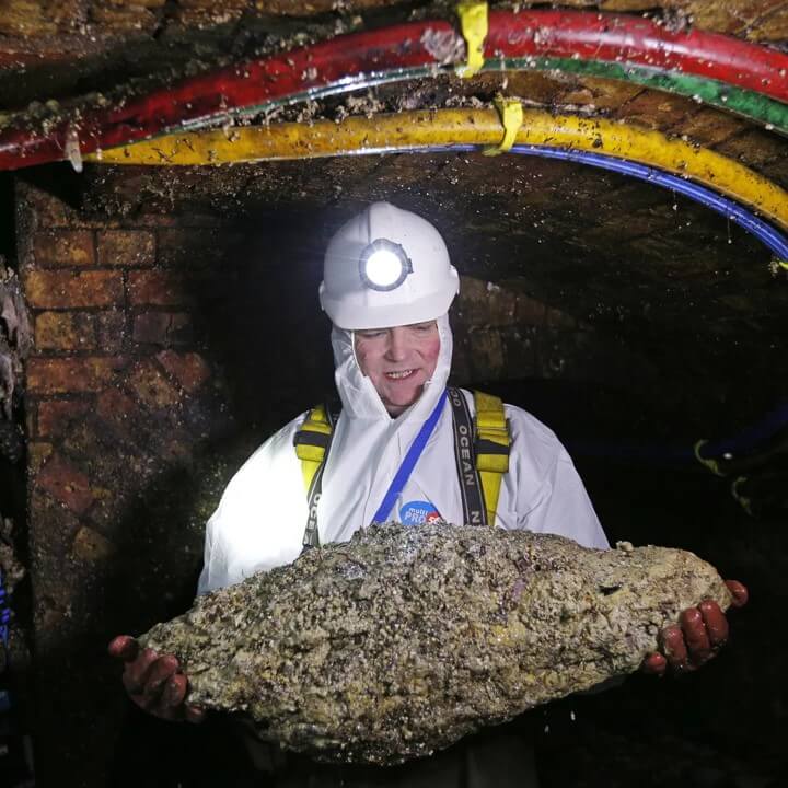 Six facts abour fatbergs and environmental sewer overflows.