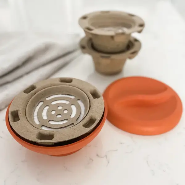 Ever wonder how to dispose of vegetable oil? Our GreaseHero PLUS® storage system and Original Drain Guards are the eco-friendly answers.